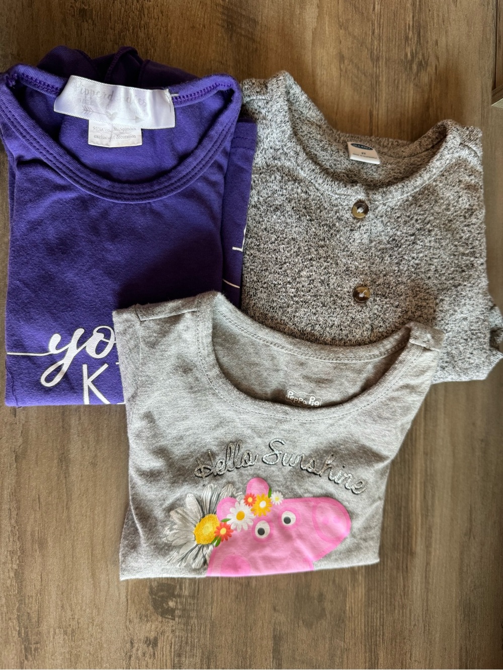 Lot of 3 Girls 2-3T shirts/dresses NWOT